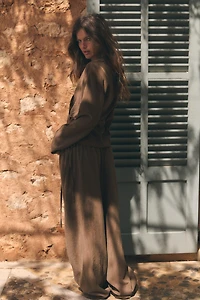 TIED PALAZZO PANTS