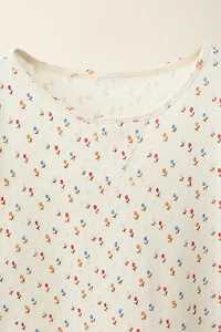 POINTELLE TULIP T-SHIRT CREATED BY CARAMEL LONDON X ZARA