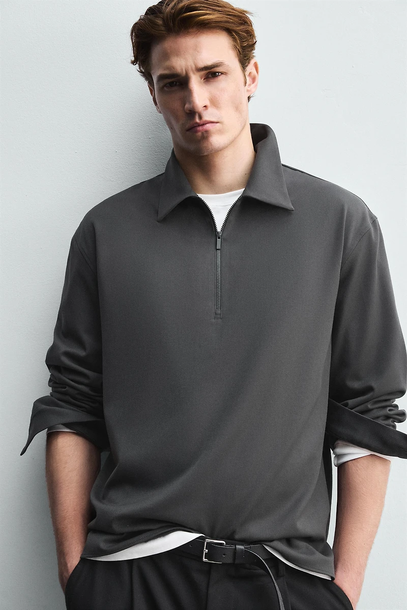 VISCOSE POLO SHIRT
