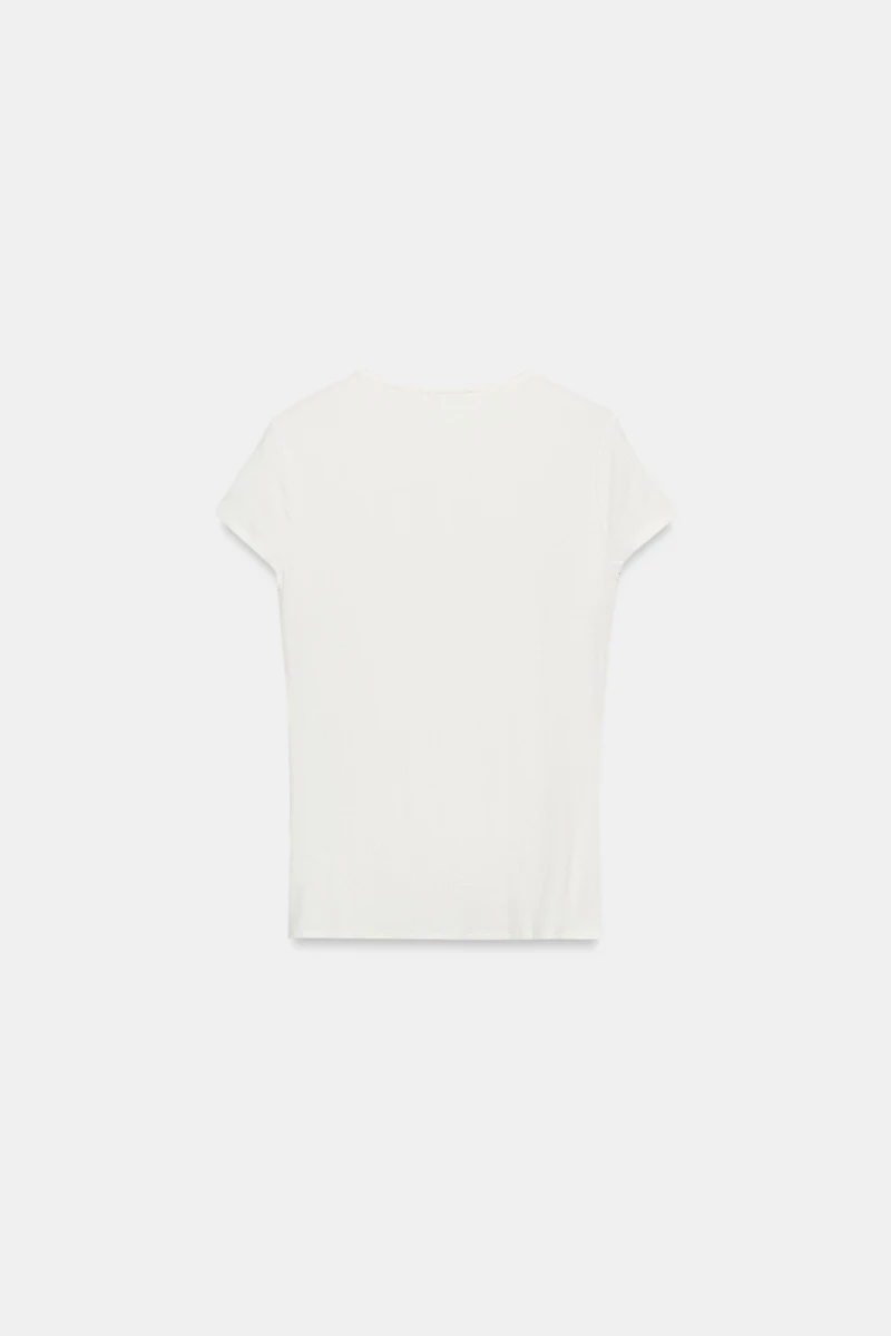 HENLEY NECK T-SHIRT