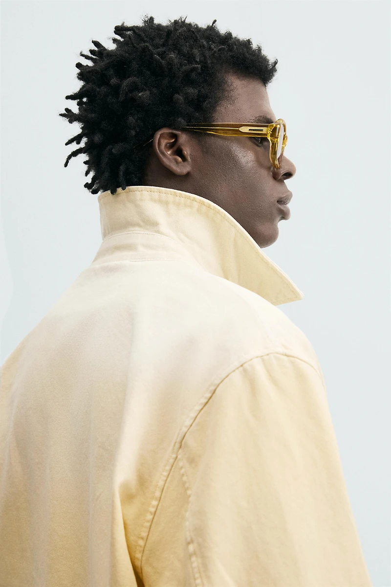 WASHED RELAXED FIT OVERSHIRT