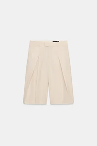 BERMUDA PLISSÉE AVEC LAINE ZW COLLECTION LIMITED EDITION