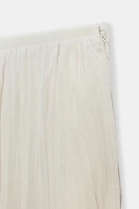 ZW COLLECTION PLEATED MIDI SKIRT