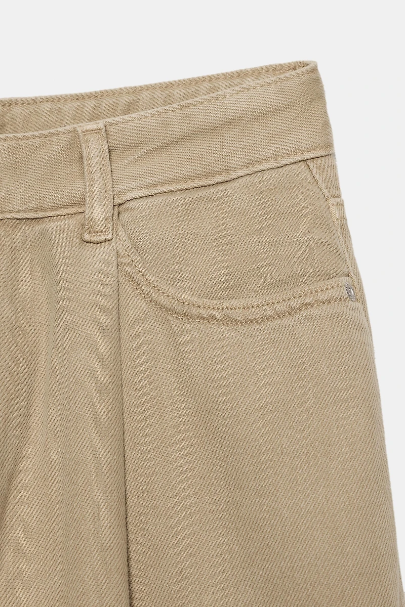 JEAN Z1975 À JAMBES LARGES TAILLE HAUTE PINCES