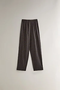 CHECK FLANNEL CHRISTMAS PAJAMA SET (SET OF 2)