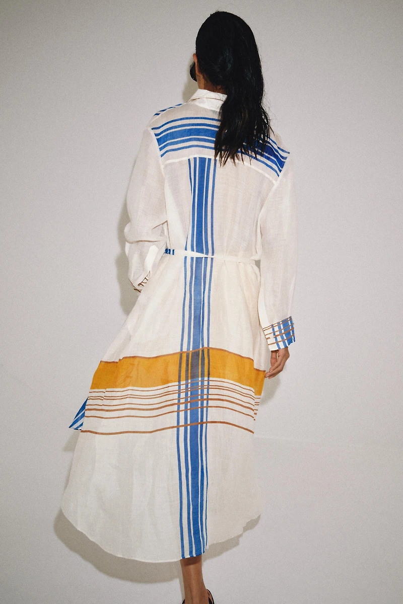 100% RAMIE SHIRTDRESS ZW COLLECTION