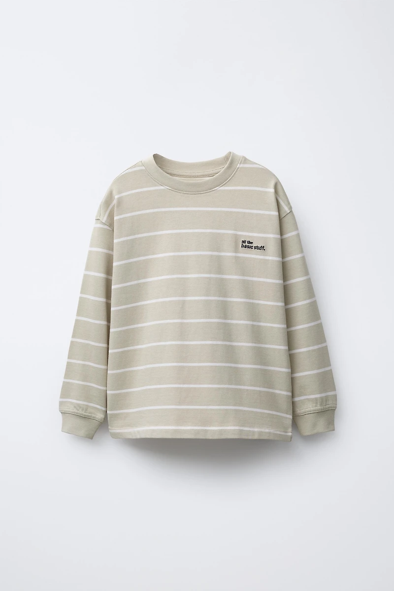 HEAVYWEIGHT STRIPED T-SHIRT