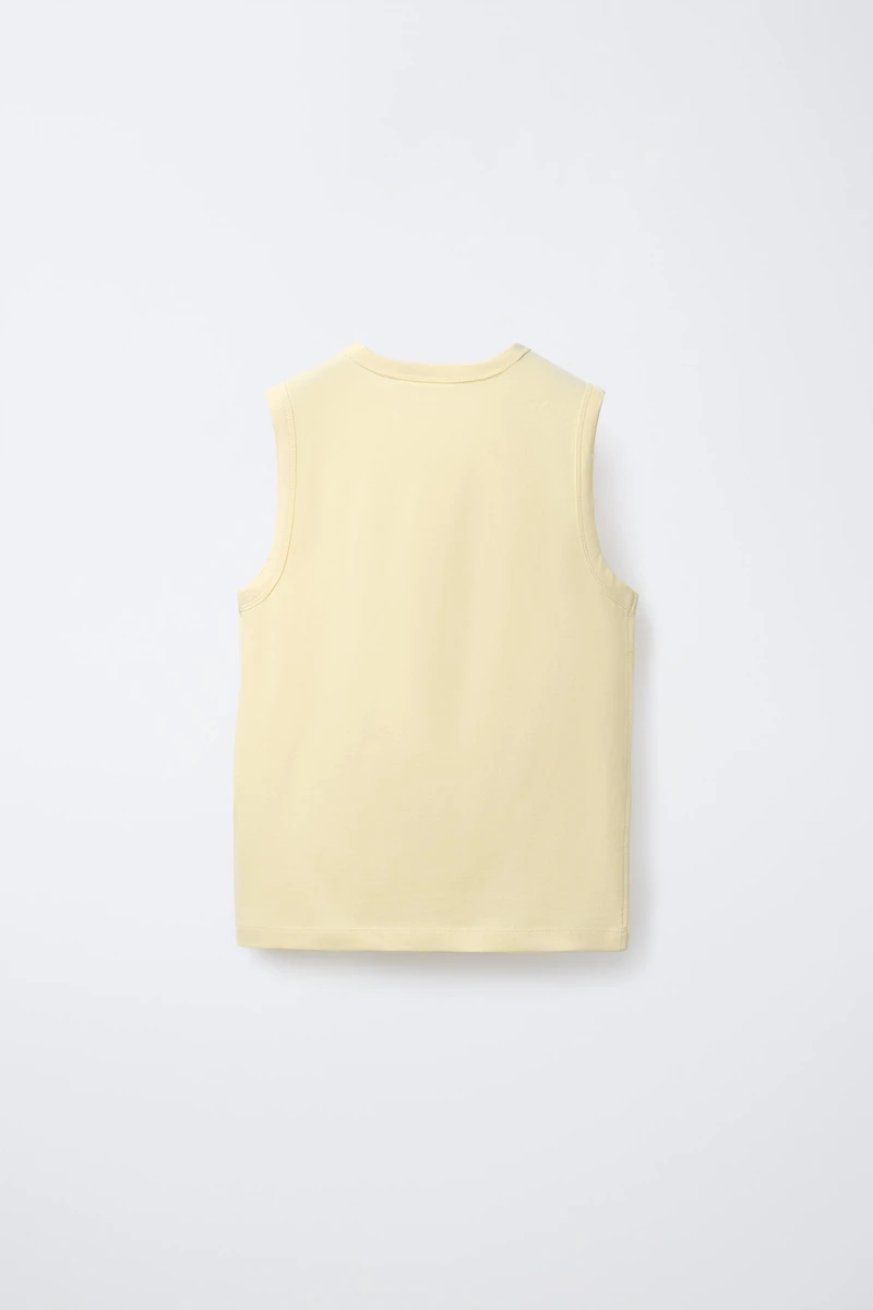 T-SHIRT SANS MANCHES LOGO