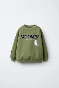 SWEAT IMPRIMÉ FLOQUÉ MOOMIN ©