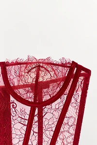 LACE UNDERWIRE CORSET