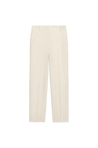 RUSTIC FABRIC STRAIGHT LEG PANTS