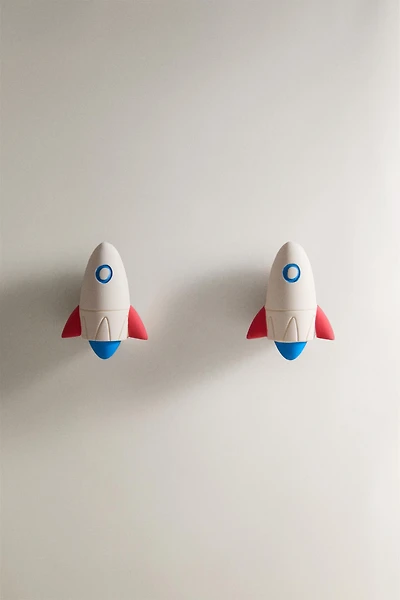 KIDS' SPACESHIP KNOB PACK (PACK OF 2)