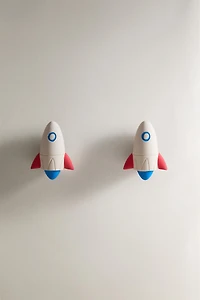 KIDS' SPACESHIP KNOB PACK (PACK OF 2)