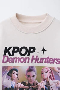 KPOP DEMON HUNTERS™ NETFLIX © PRINTED SWEATSHIRT