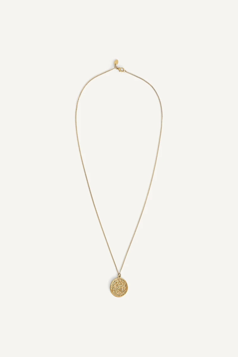 CHAÎNE AVEC PENDENTIF GRAVÉ ÉDITION LIMITÉE