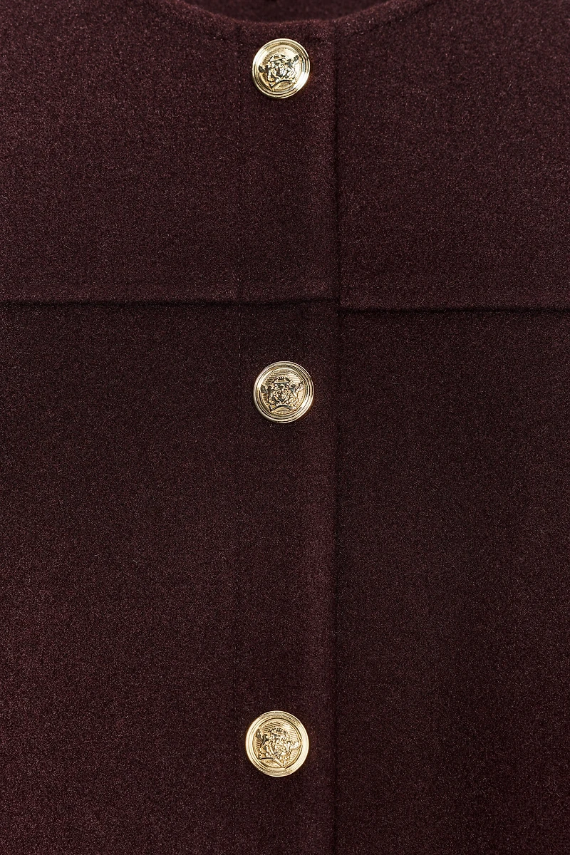 SOFT JACKET WITH GOLD BUTTONS