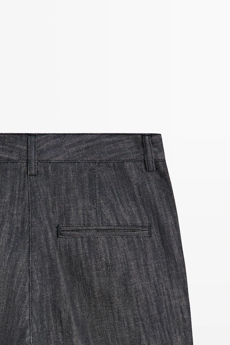 Pantalon flare cropped