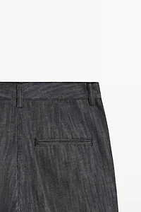 Pantalon flare cropped