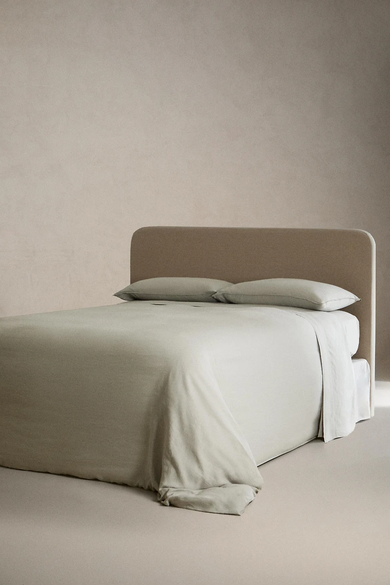 WASHED LINEN DUVET COVER (140 GXM²)