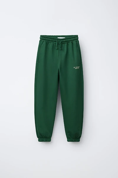 PANTALON JOGGER AVEC INSCRIPTION