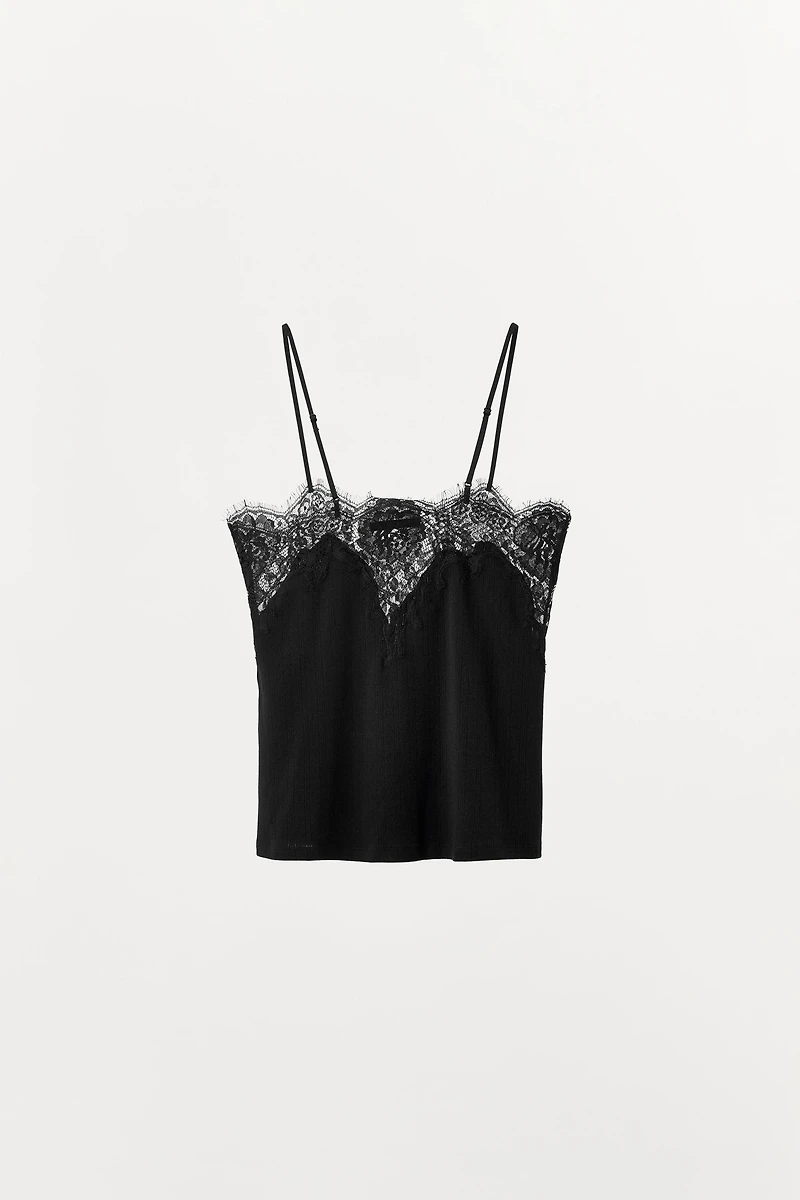 POINTELLE LACE CAMISOLE