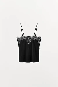 POINTELLE LACE CAMISOLE