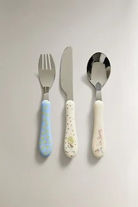 KIDS CERAMIC MR. PÉREZ FLATWARE SET