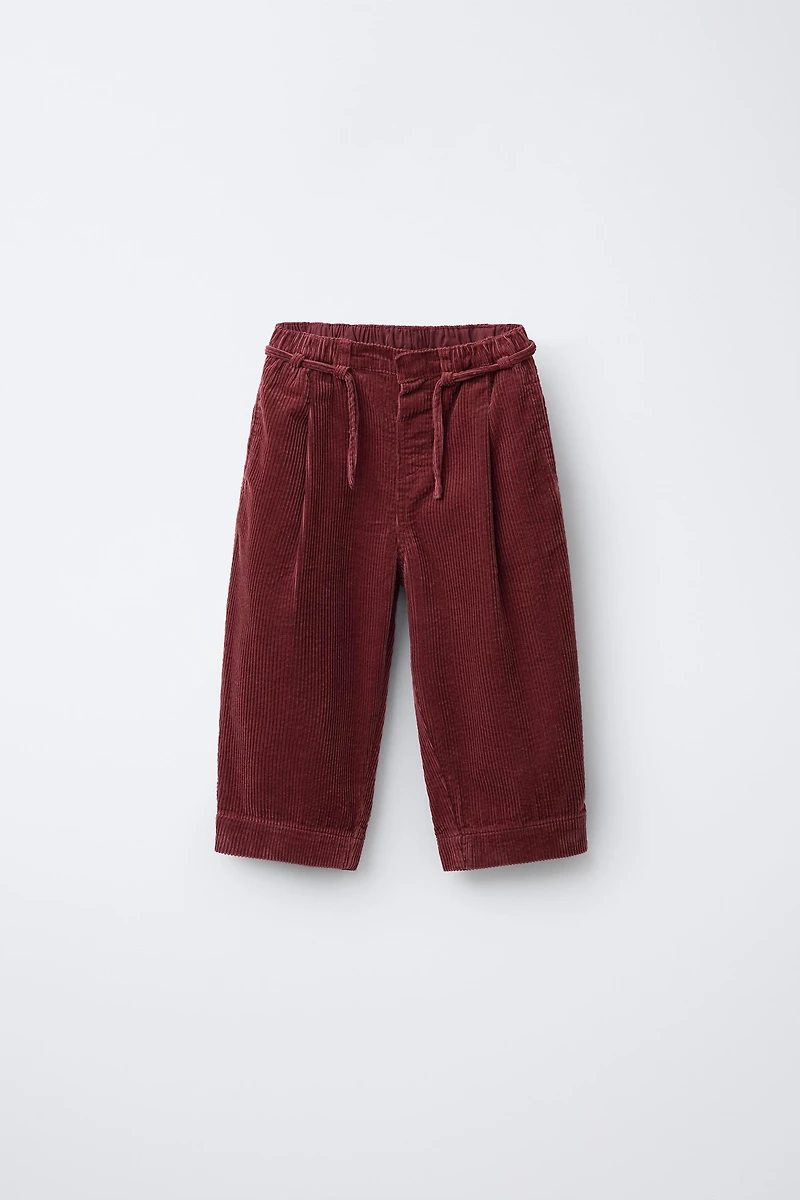 CORDUROY BAGGY PANTS