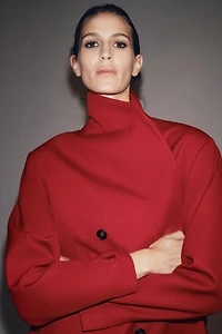 ZW COLLECTION DOUBLE-BREASTED BLAZER