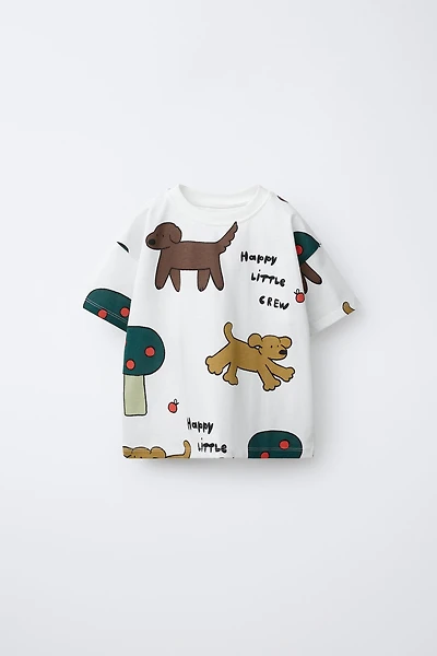 DOG PRINT T-SHIRT