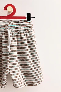 ZARA TIMELESS - SHORT EFFET ÉPONGE À RAYURES
