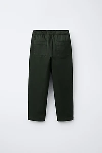 PANTALON CHINO BASIQUE ÉTIQUETTE