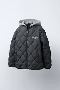 VESTE REMBOURRÉE À CAPUCHE AMOVIBLE