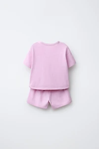 FLAMÉ T-SHIRT AND BERMUDA SET