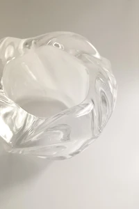 PORTE-BOUGIE VERRE ÉPAIS