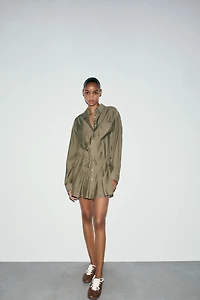 ROBE CHEMISE COURTE FLUIDE