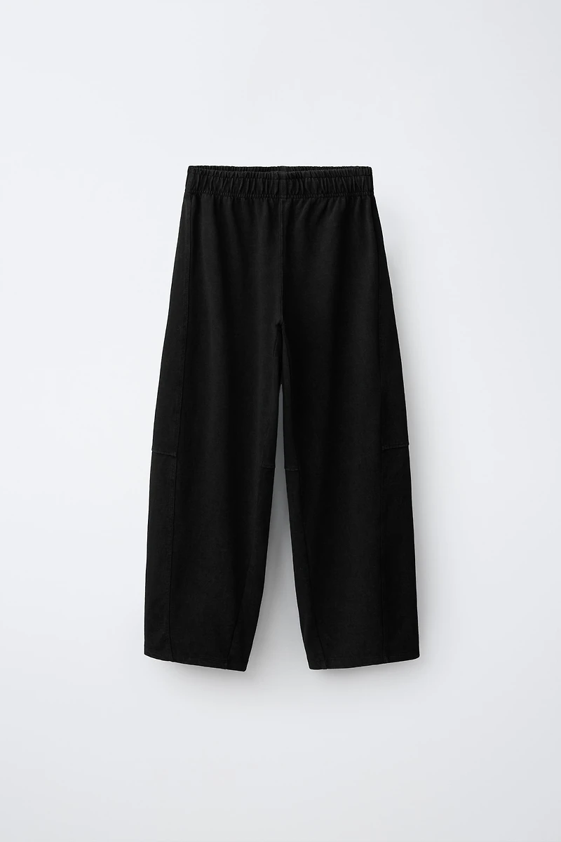ENSEMBLE T-SHIRT ET PANTALON BALLON EFFET DÉLAVÉ
