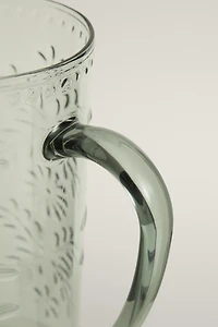 FLORAL ACRYLIC PITCHER