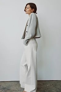 ZW COLLECTION WIDE LEG LOW RISE JEANS