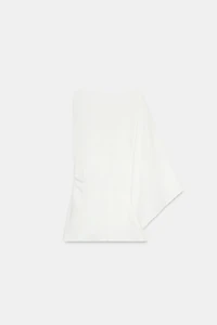 ASYMMETRIC PEARL TUNIC BLOUSE