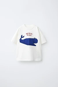 WHALE PATCH T-SHIRT
