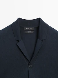 Surchemise en maille à manches courtes