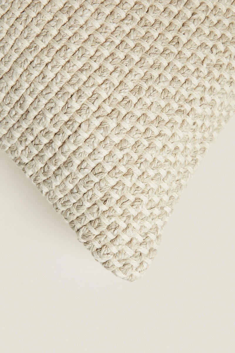 BRAIDED THROW PILLOW COVER