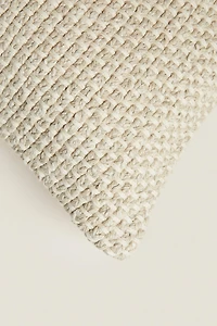 BRAIDED THROW PILLOW COVER