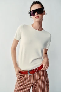 100% LEATHER TRIPLE LOOP BELT