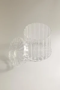 BOROSILICATE BATHROOM ORGANIZER JAR