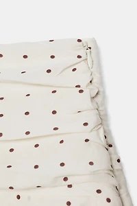 RUFFLED POLKA DOT SKORT