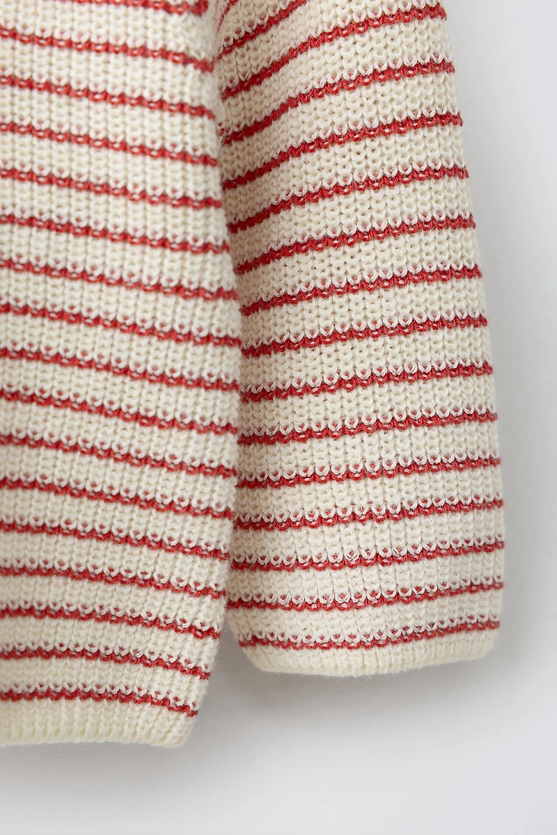 STRIPED KNIT JUMPER