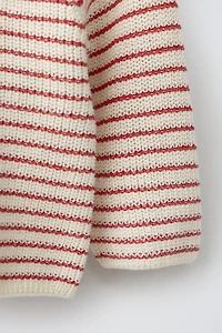 STRIPED KNIT JUMPER