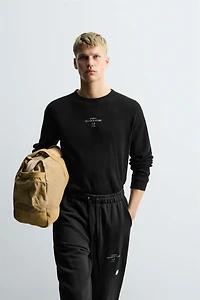 WAFFLE KNIT T-SHIRT X SR_A